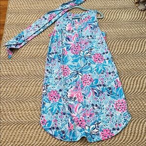 Lilly Pulitzer midi dress with sash